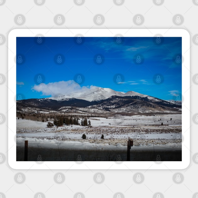Fairplay Colorado Mountains Landscape Photography V1 Magnet by Family journey with God